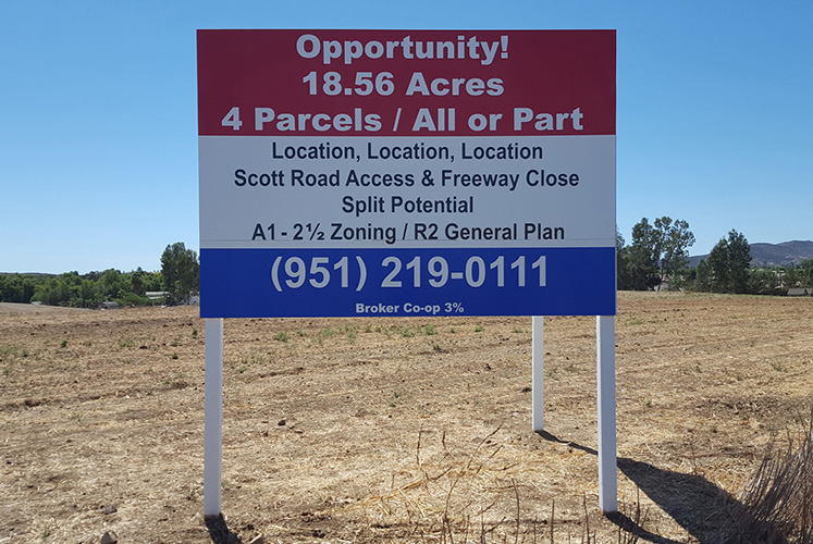 site signs